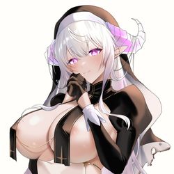 This is a pixiv picture whose title is 謎のシスターさん.