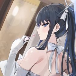 This is a pixiv picture whose title is 錠前サオリ.