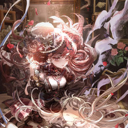 This is a pixiv picture whose title is チョコレート魔女の館.