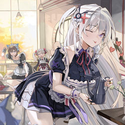 This is a pixiv picture whose title is 女仆王国的日常.