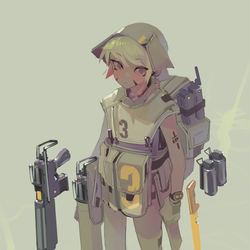 This is a pixiv picture whose title is Courier.