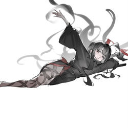 This is a pixiv picture whose title is 👋.