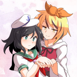 This is a pixiv picture whose title is 「skeb」村紗＆星.