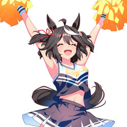This is a pixiv picture whose title is 応援してくれるチアキタちゃん.