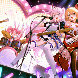 This is a pixiv picture whose title is 함께 콘서트 보러 가요!.