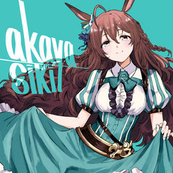 This is a pixiv picture whose title is メジロブライト.