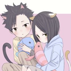 This is a pixiv picture whose title is 0303(🐈‍⬛🐈).