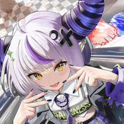 This is a pixiv picture whose title is ラプ様新衣装デート.
