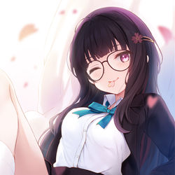 This is a pixiv picture whose title is 制服花火ちゃん.