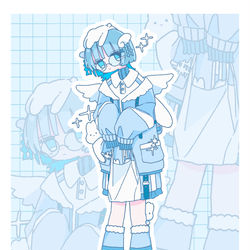 This is a pixiv picture whose title is 高熱のまぼろし.