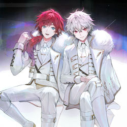 This is a pixiv picture whose title is 6th anniversary.