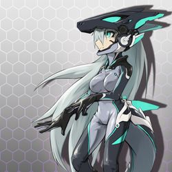 This is a pixiv picture whose title is 竜機スーツ。.