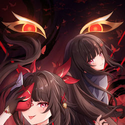This is a pixiv picture whose title is 愉悦.