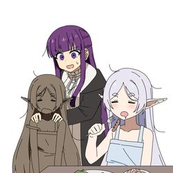 This is a pixiv picture whose title is 二児の母の朝は忙しい.