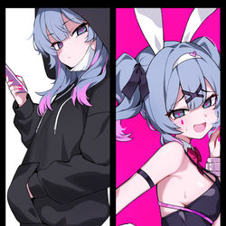 This is a pixiv picture whose title is ラビットホール.