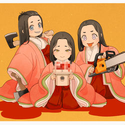 This is a pixiv picture whose title is 残忍官女.