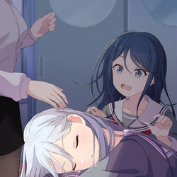 This is a pixiv picture whose title is 宵崎奏が宮女に通ってたら3.