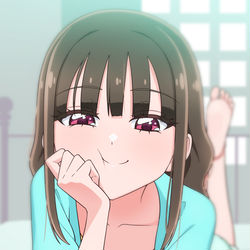 This is a pixiv picture whose title is 見守り まゆちゃん.