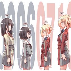 This is a pixiv picture whose title is とあるリコリスの成長記録.
