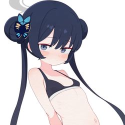 This is a pixiv picture whose title is Sport bra kisaki.