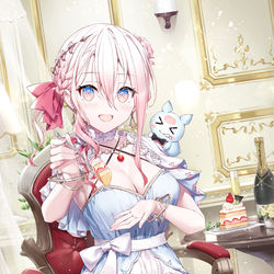 This is a pixiv picture whose title is 龍ヶ浜ゅぇさん誕生日イラスト.