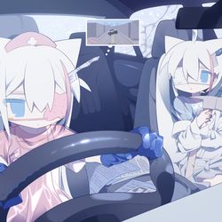 This is a pixiv picture whose title is 運転はまかせて….