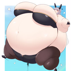 This is a pixiv picture whose title is ワシントン　膨体.