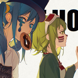 This is a pixiv picture whose title is DONUT HOLE.
