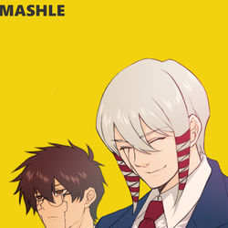 This is a pixiv picture whose title is マッシュルの推し.