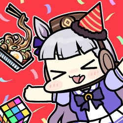 This is a pixiv picture whose title is ゴールドシップ生誕祭2024.