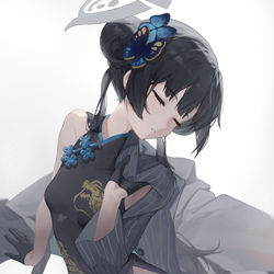 This is a pixiv picture whose title is Kisaki.