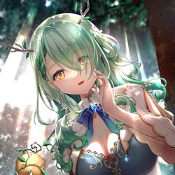 This is a pixiv picture whose title is Fauna's Whisper.