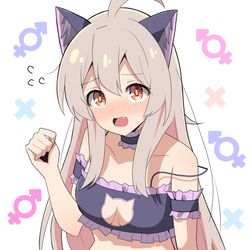 This is a pixiv picture whose title is まひろちゃんおたおめなのです.