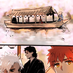 This is a pixiv picture whose title is 孤悦同舟の村正.