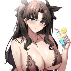 This is a pixiv picture whose title is 遠坂凛.