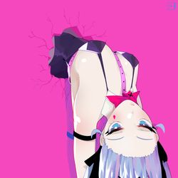 This is a pixiv picture whose title is rabbit hole! 🐰🕳️.
