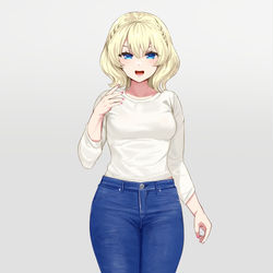 This is a pixiv picture whose title is ジーンズのコロちゃん！.