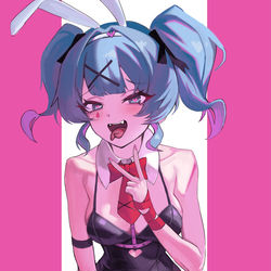 This is a pixiv picture whose title is Miku.
