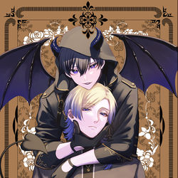 This is a pixiv picture whose title is 【3/17青エゴ】カイ潔新刊サンプル.