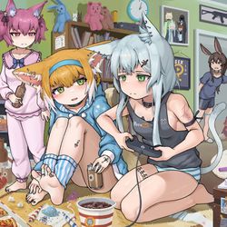 This is a pixiv picture whose title is 坏孩子们.