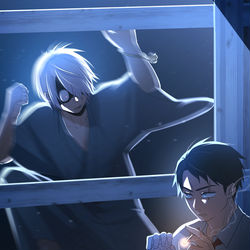 This is a pixiv picture whose title is 幸運EX＋＋＋バディによる哭倉村RTA⑥.