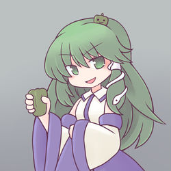 This is a pixiv picture whose title is 早苗.