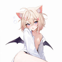 This is a pixiv picture whose title is Mococo Devil 🖤.