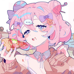 This is a pixiv picture whose title is ジャンクフード.