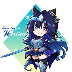 This is a pixiv picture whose title is 姫騎士ヴィルシーナ.