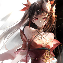 This is a pixiv picture whose title is 花火🎇.