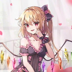 This is a pixiv picture whose title is フランドール（ベビードール的な）.