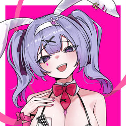 This is a pixiv picture whose title is 初音 ミク(ラビットホール).