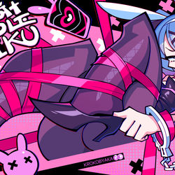 This is a pixiv picture whose title is Rabbit Hole Miku.