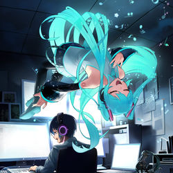 This is a pixiv picture whose title is 想いを響かせる.